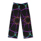 TDB 'Neon Infinity Oscillations' Trippy Infinity Patterns Mens Pajama Pants