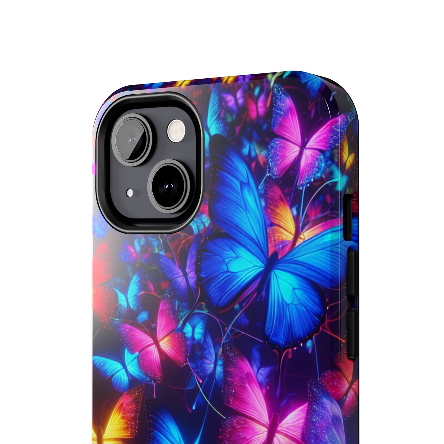 'Metamorphic Brilliance' NEON Butterflies Tough Phone Case