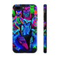 Neon Luminance Owls NEON Owls Tough Phone Case
