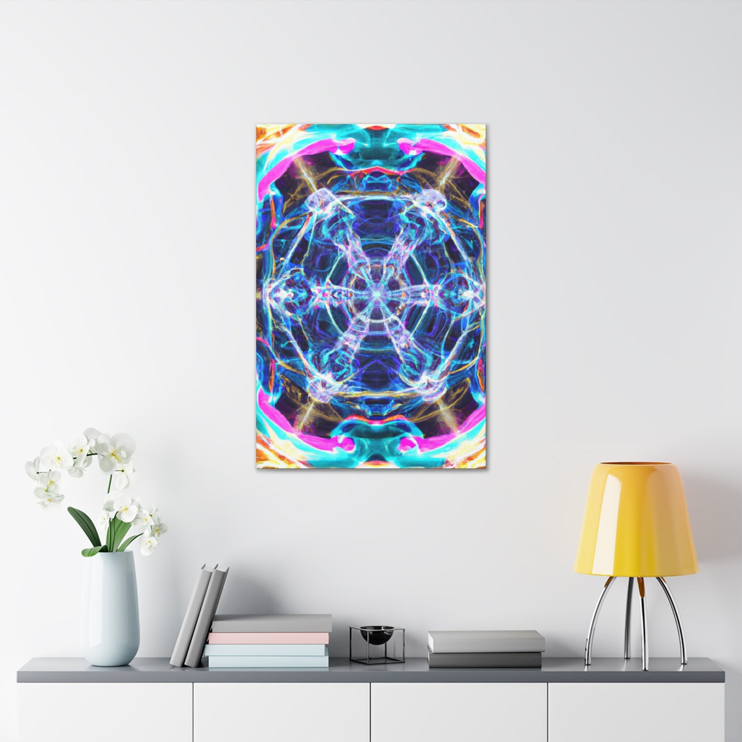 Psychedelic Infinity Visions Trippy Infinity Patterns Art Canvas
