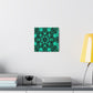 Cosmic Synesthesia Explosion. Trippy Infinity Patterns Art Canvas