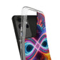 "Neon Psychedelic Infinity" Infinity Patterns Art Polycarbonate Phone Case