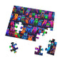 "Neon Owl Party" - Neon Owls Puzzle 30, 110, 252, and 1000 Pieces