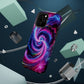 Infinite Neon Horizon Neon Trippy Infinity Patterns Premium Art Magsafe Magnet Tough IPhone 13 14 15 Pro Plus Max and Mini in Matte and Glossy Phone cases