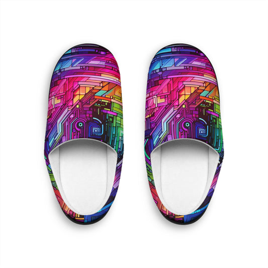 Giovanni da Verona - Trippy Infity Patterns Men's Indoor Slippers