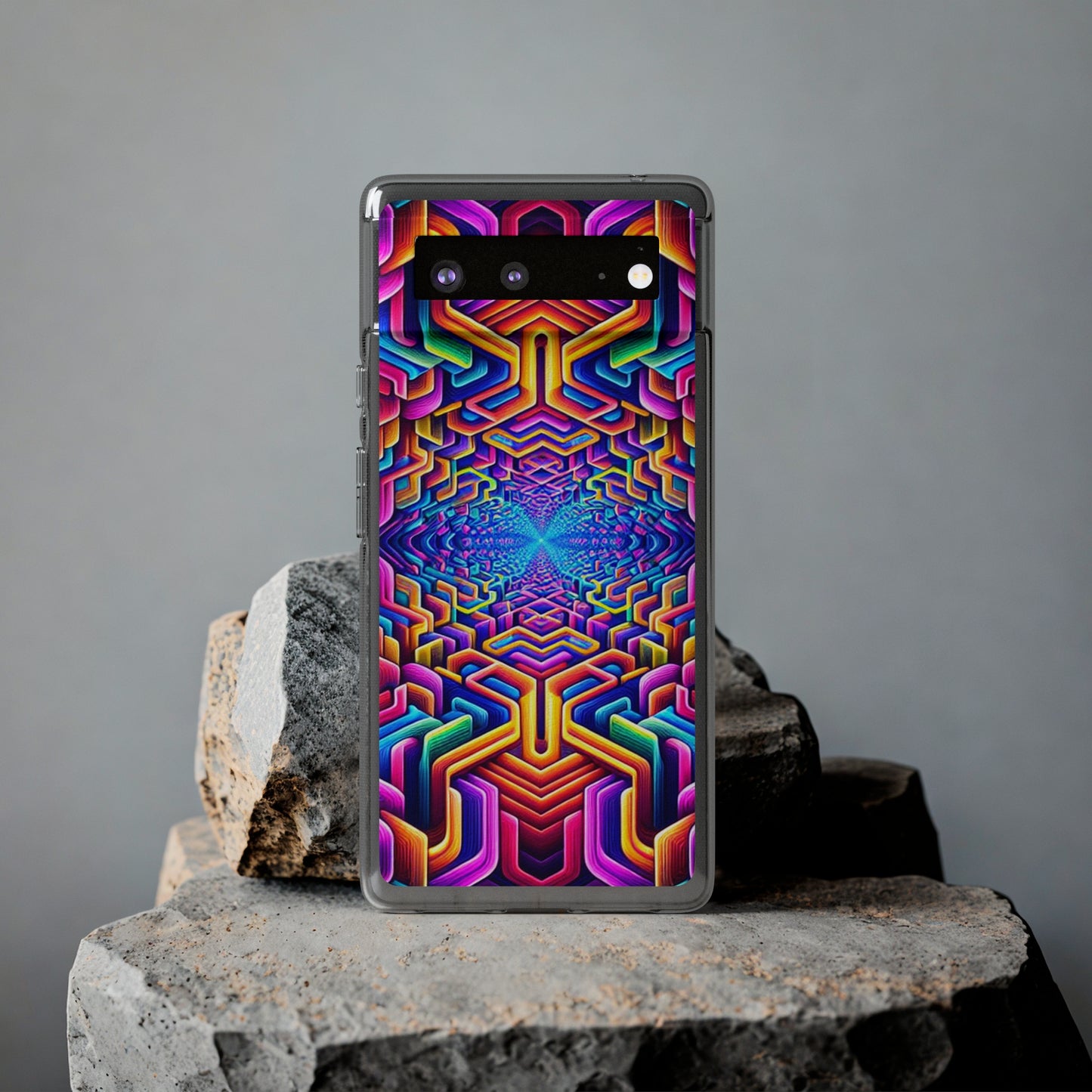Vibrant Trippin' Infinity Infinity Patterns Art Polycarbonate Phone Case