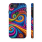 Neon Infinity Illusionz. Trippy Infinity Patterns Tough Phone Case