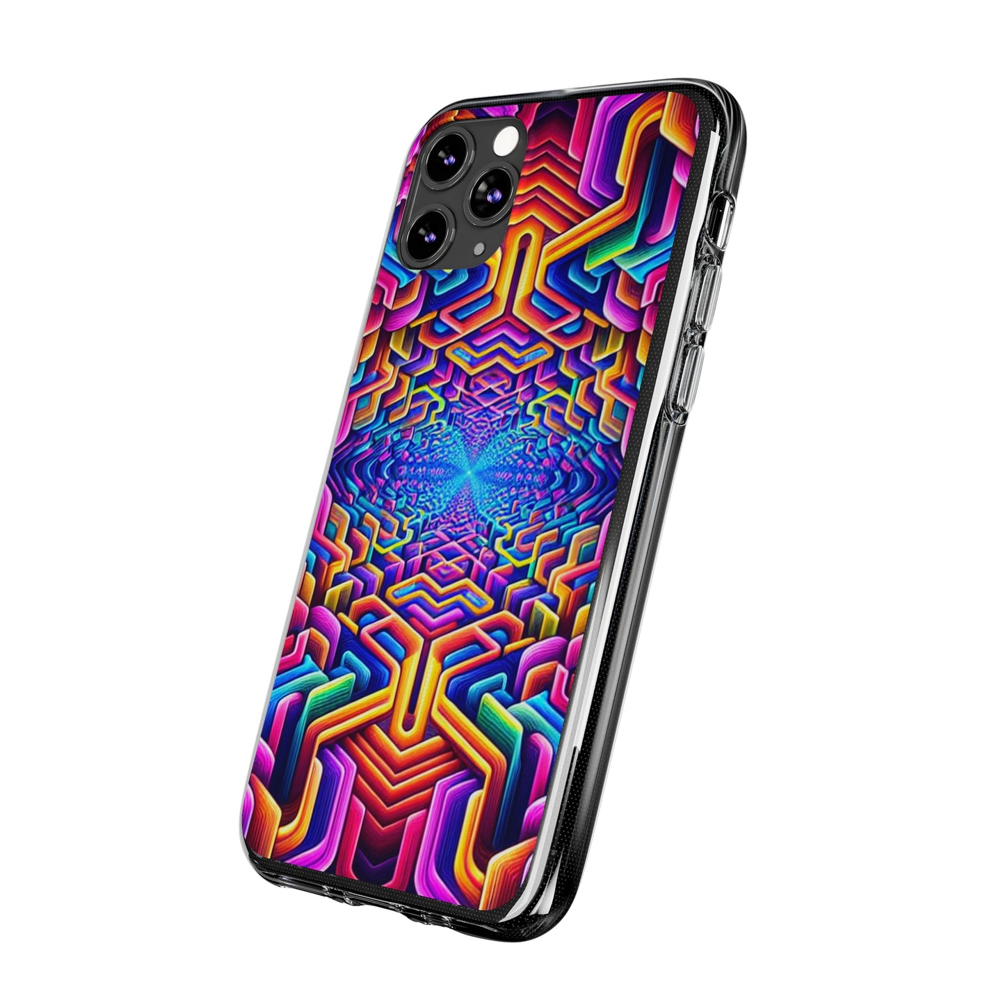 Vibrant Trippin' Infinity Infinity Patterns Art Polycarbonate Phone Case
