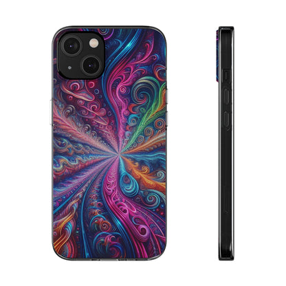 "Infinite Electrify" Infinity Patterns Art Polycarbonate Phone Case