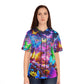 Neon Prismflutter. Neon Butterflies Womans Jersey