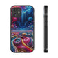 Mesmerizing Neon Infinity Infinity Patterns Art Polycarbonate Phone Case Samsung Galaxy s21 s22 Google Pixel 6 Iphone 11 12 13 14 Pro Max Mini Plus