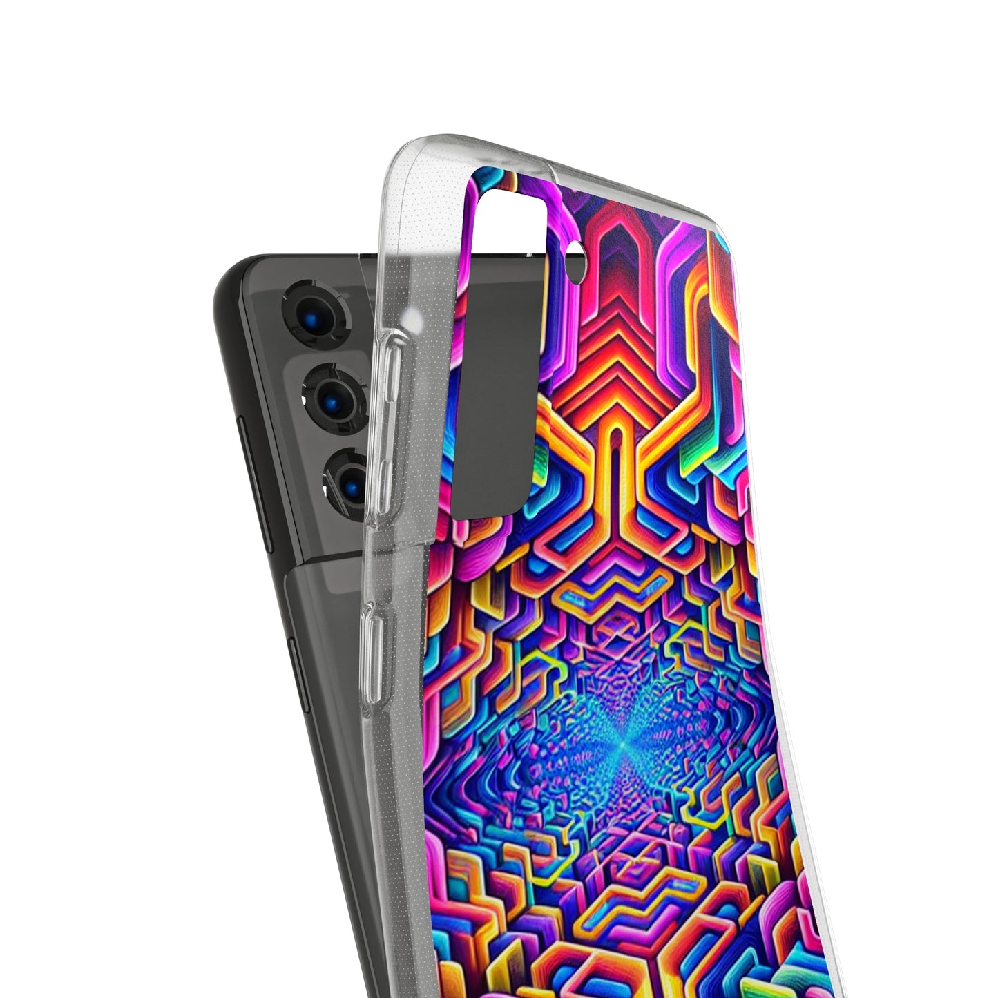 Vibrant Trippin' Infinity Infinity Patterns Art Polycarbonate Phone Case
