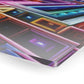 Neon Liminiscence Trippy infity Pattern 1/4" Glossy Acrylic Art