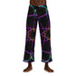 TDB 'Neon Infinity Oscillations' Trippy Infinity Patterns Mens Pajama Pants