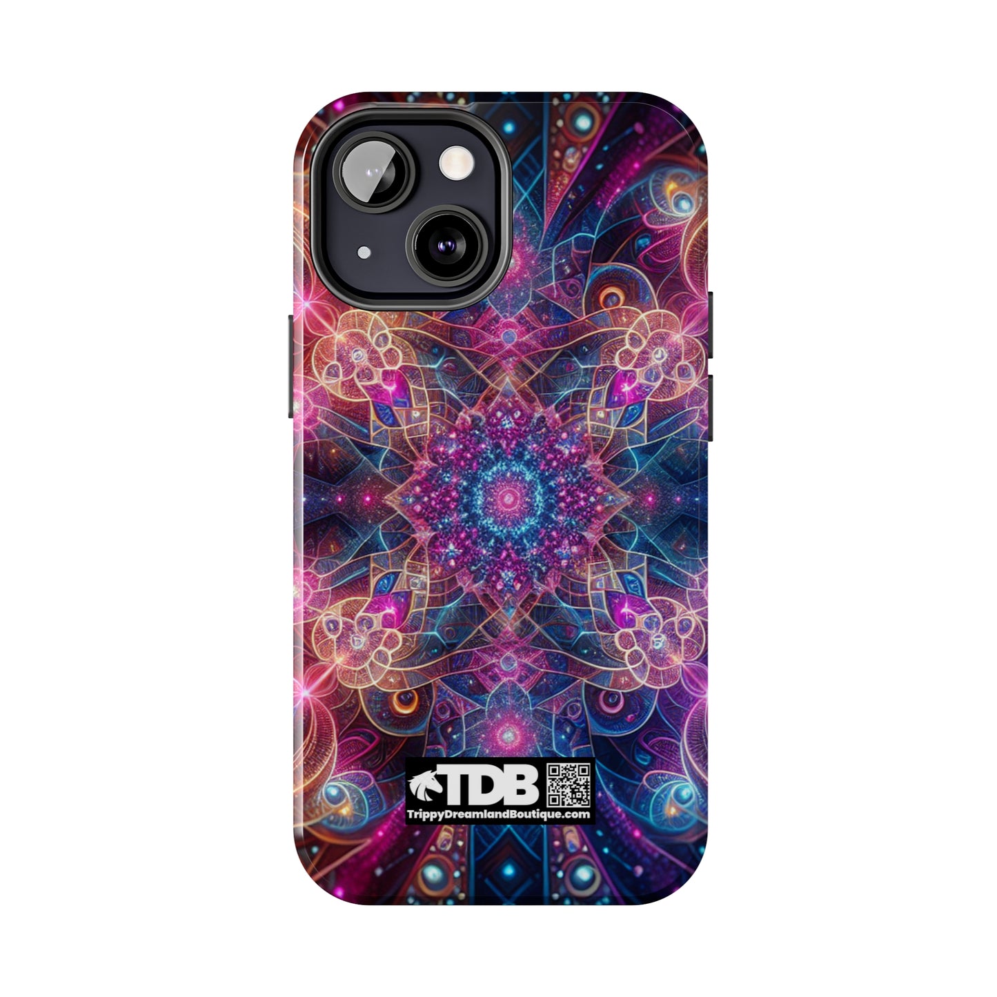 TDB Vibrant Infinity Ozonetics. Trippy Infinity Patterns Tough Phone Case