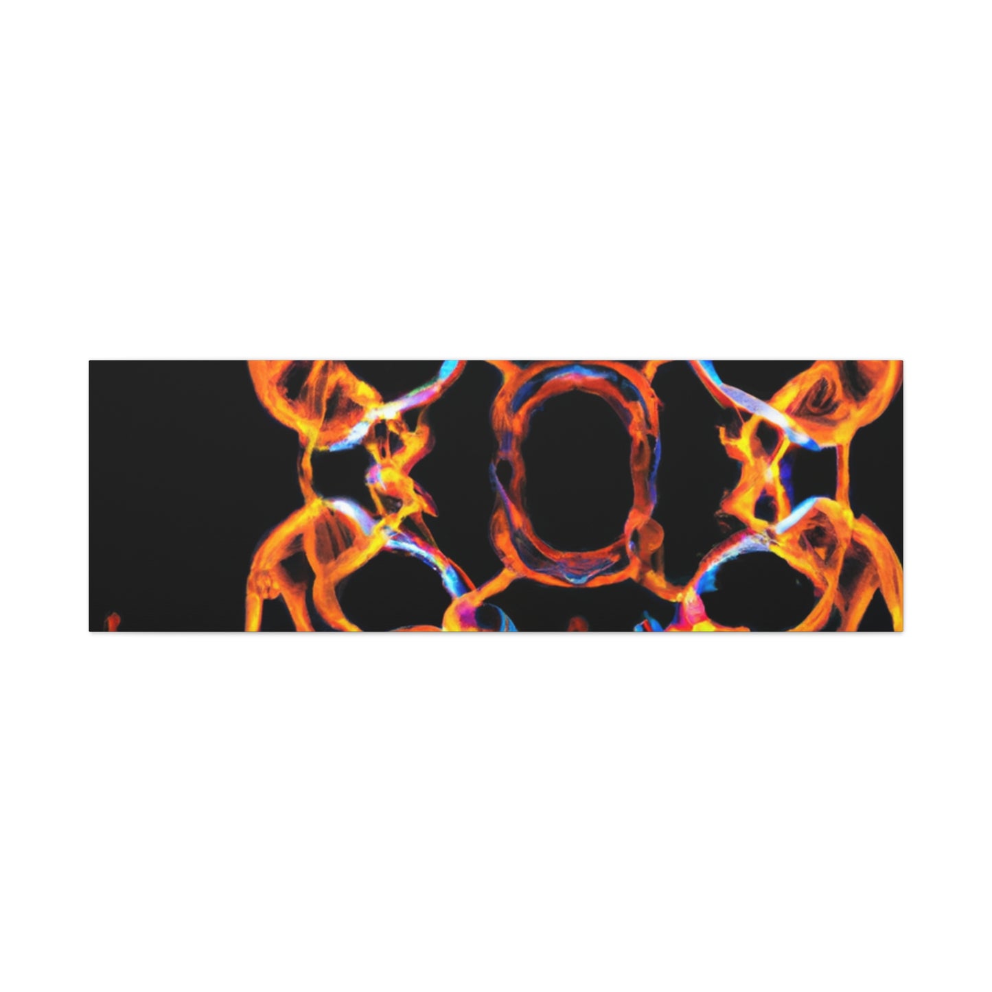 Psychedelic Infinity Orbitals. Trippy Infinity Patterns Art Canvas