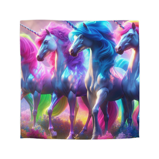 Giovanni di Modesto - NEON Unicorns Microfiber Duvet Cover