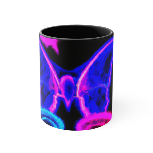 "Neon Nocturne" Butterflies 11oz Mug