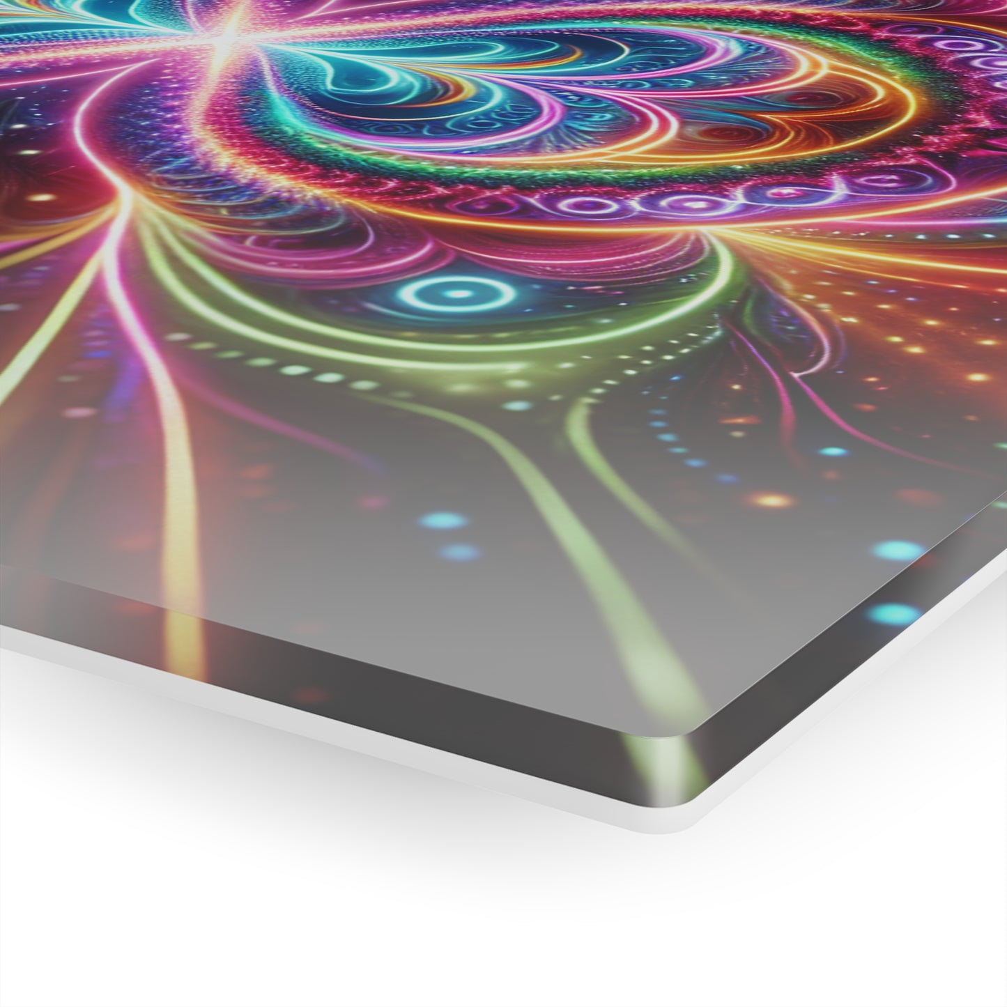 Dreamscape Entanglement. Trippy infity Pattern 1/4" Glossy Acrylic Art