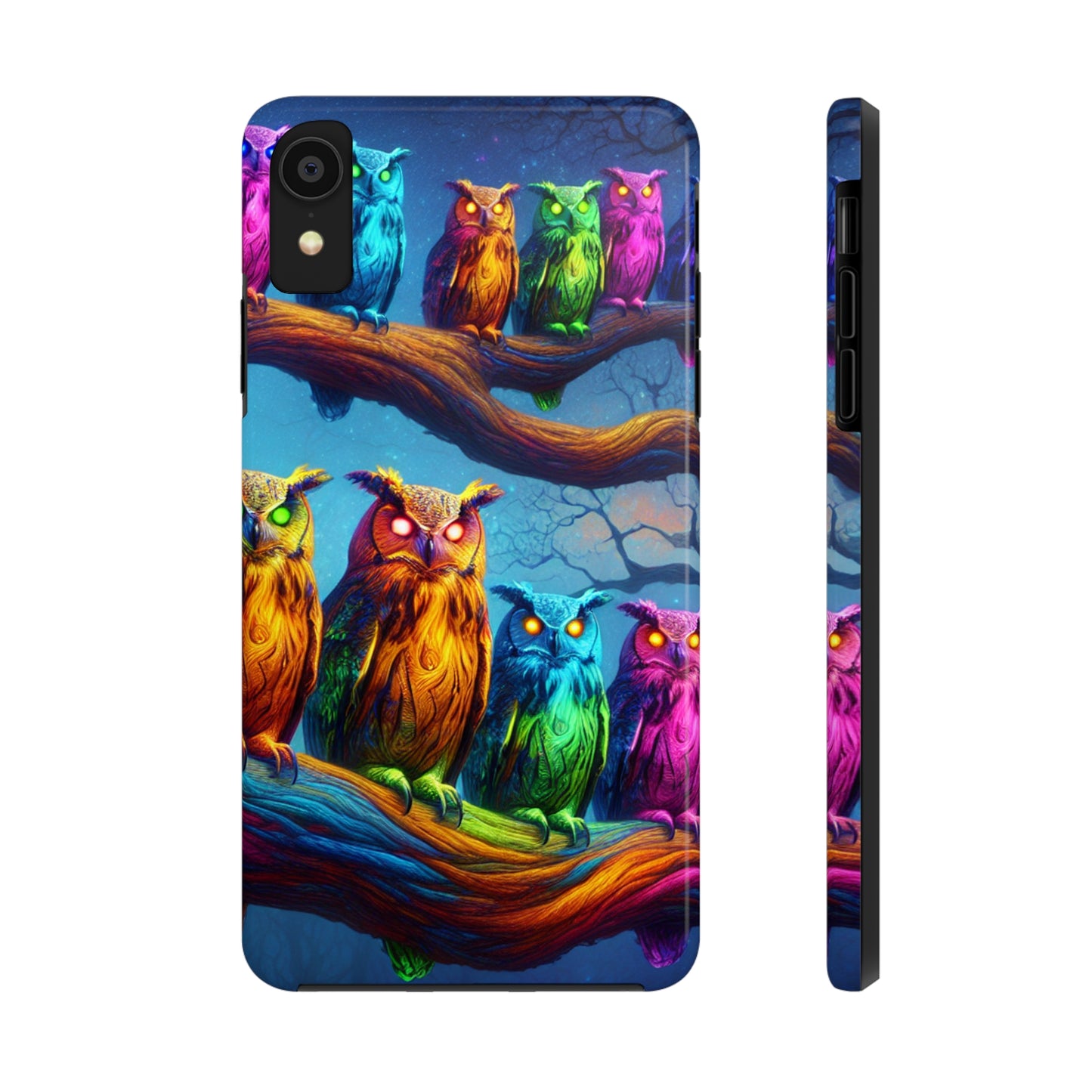 Neon Nocturnal Jazz NEON Owls Tough Phone Case