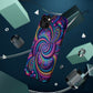 Cosmic Quasar Dreams. Neon Trippy Infinity Patterns Premium Art Magsafe Magnet Tough IPhone 13 14 15 Pro Plus Max and Mini in Matte and Glossy Phone cases