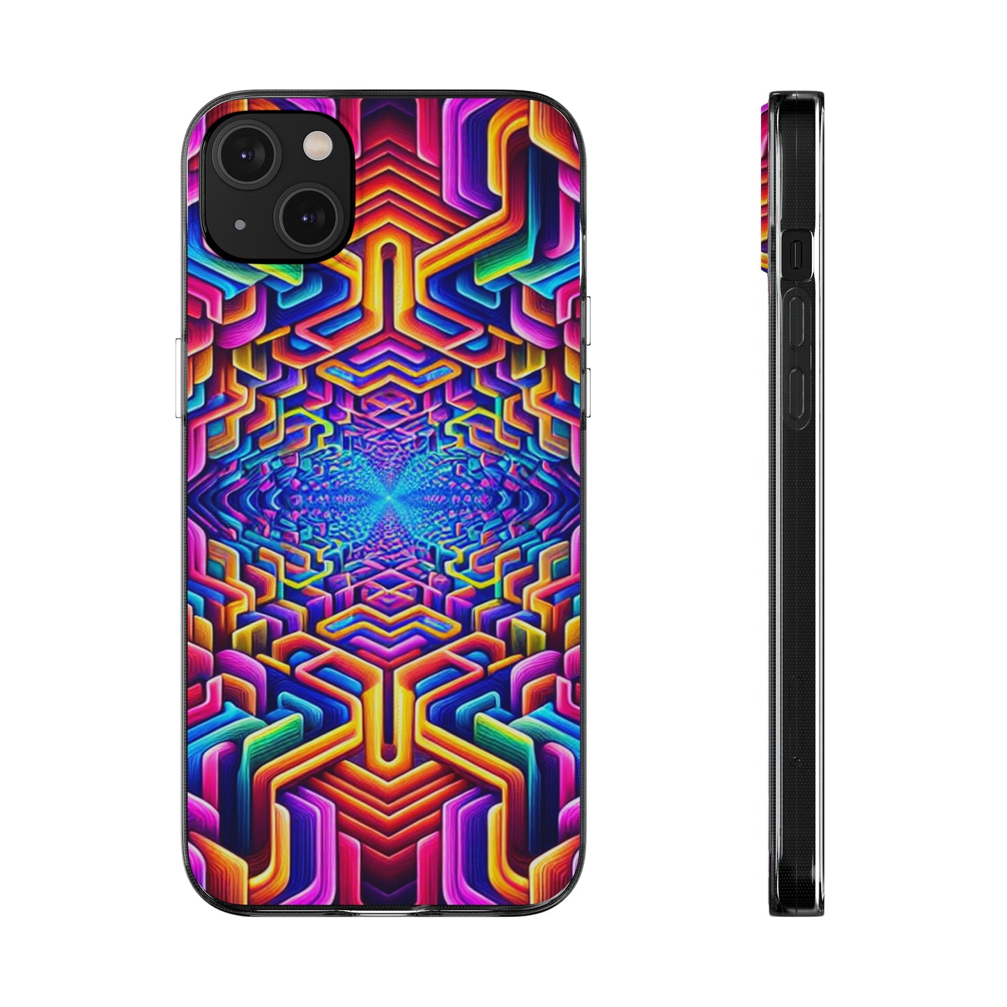 Vibrant Trippin' Infinity Infinity Patterns Art Polycarbonate Phone Case