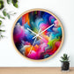 Almeda Grumerebo. - Trippy Infinity Patterns Wall Clock