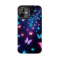 'The Illuminated Flutterflies' NEON Butterflies Tough Phone Case