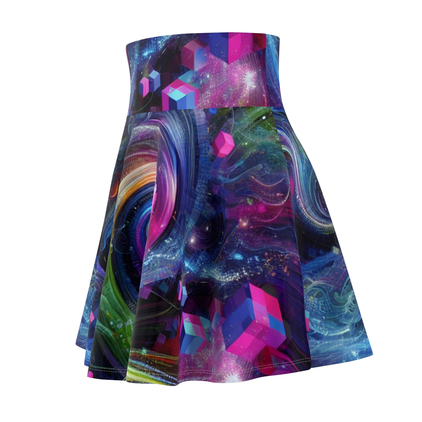 Gerardo di Brezzo - Trippy Infity Patterns Woman's Skater Skirt