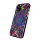"Fantasia of Fluorescence" Infinity Patterns Art Polycarbonate Phone Case Samsung Galaxy s21 s22 Google Pixel 6 Iphone 11 12 13 14 Pro Max Mini Plus