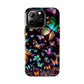 Neon Butterflies Dance NEON Butterflies Tough Phone Case Iphone 6 7 8 9 10 11 12 13 14 SE X XR XS Pro Max Mini Plus