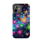 Neon Butterflies In Flight. NEON Butterflies Tough Phone Case