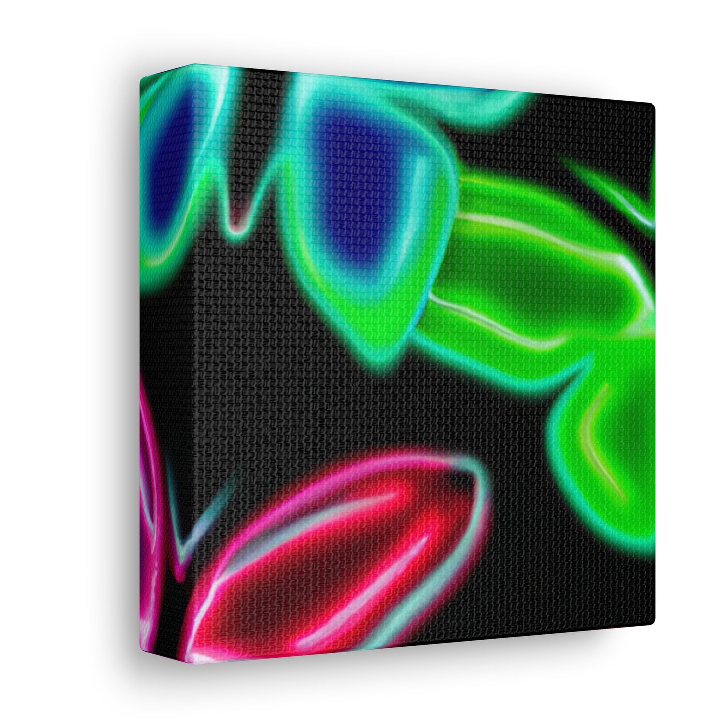 Neon Butterflies Cascade. Neon Butterflies  Art Canvas