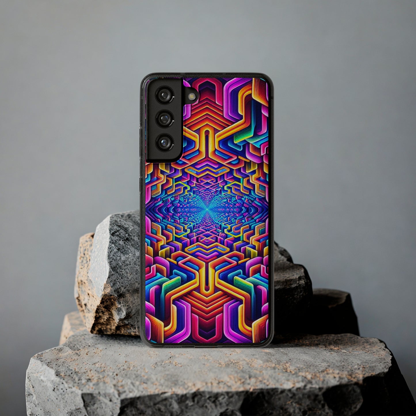 Vibrant Trippin' Infinity Infinity Patterns Art Polycarbonate Phone Case