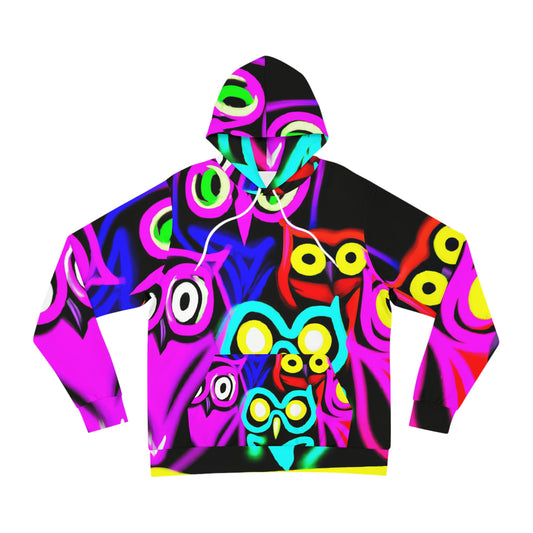 Neon Nocturnal Congregation - NEON Owls AOP Hoodie