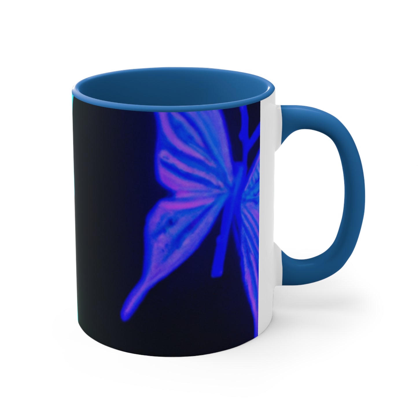 "Neon Prism Butterfly Flutter" Butterflies 11oz Mug