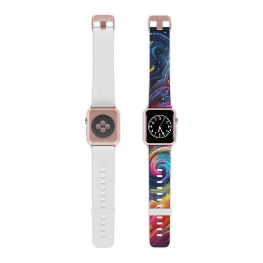 Neo-Futurism Chromiascape - Trippy Infinity Patterns Iwatch Band