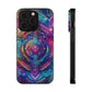 Neon Infinity Vortex Infinity Patterns Art Polycarbonate Phone Case