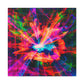 Psychedelic Vortex Spectrums. Trippy Infinity Patterns Art Canvas