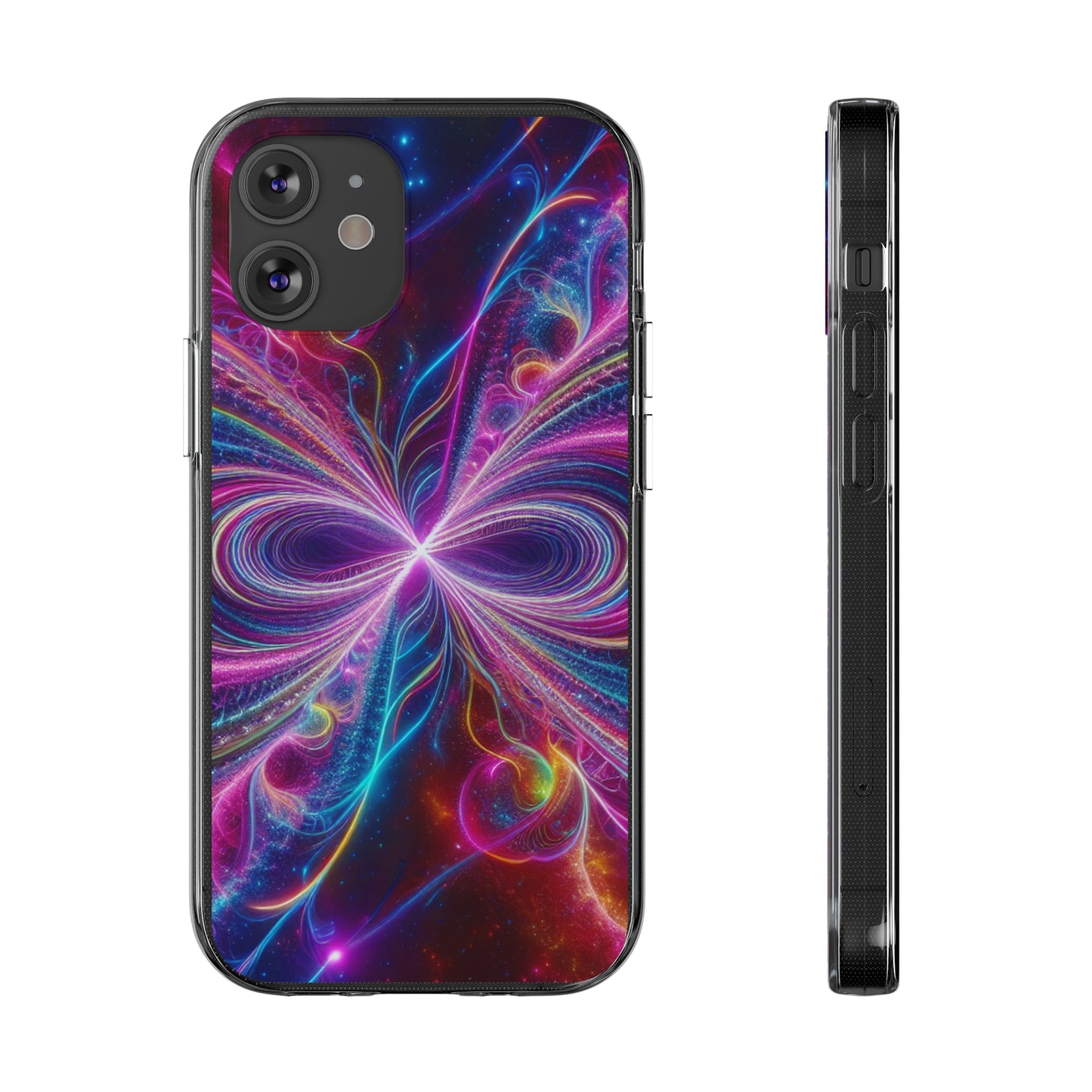 Neon Infinity Dreams Infinity Patterns Art Polycarbonate Phone Case