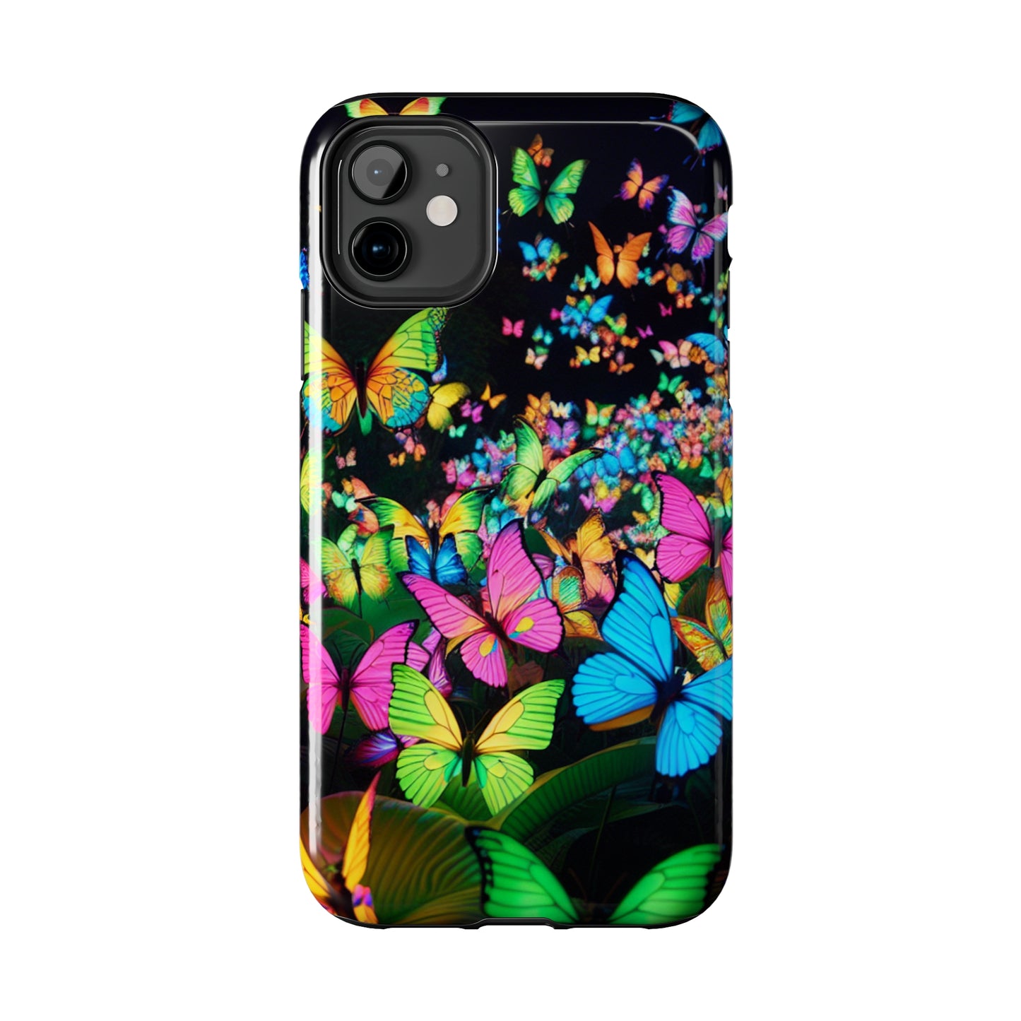 Neon Butterfly Congregation. NEON Butterflies Tough Phone Case
