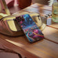 Mesmerizing Neon Infinity Infinity Patterns Art Polycarbonate Phone Case Samsung Galaxy s21 s22 Google Pixel 6 Iphone 11 12 13 14 Pro Max Mini Plus