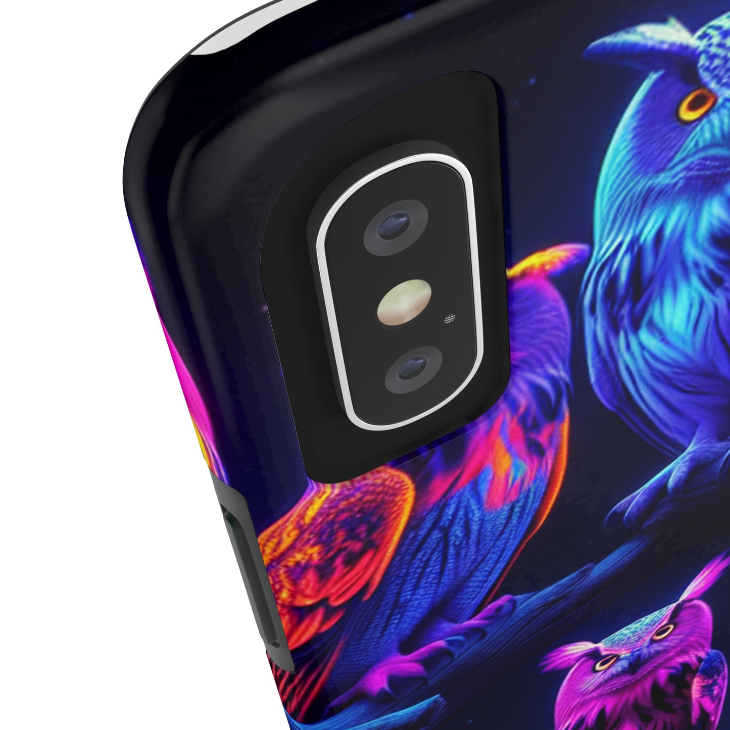 "Mystic Rally of the Neon Owls" NEON Owls Tough Phone Case