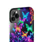 "Vibrance in Flight" NEON Butterflies Tough Phone Case