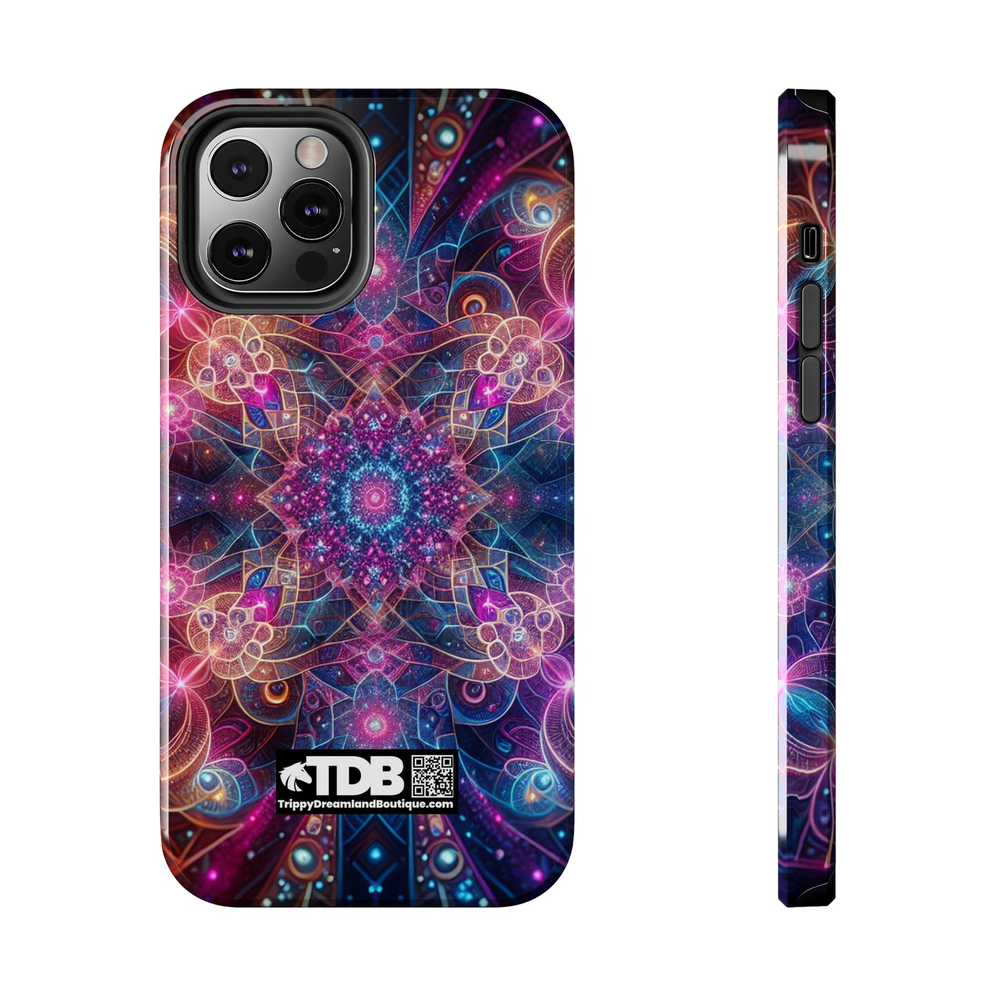 TDB Vibrant Infinity Ozonetics. Trippy Infinity Patterns Tough Phone Case