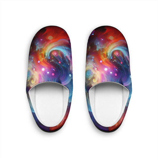 Abdul al-Aziz ibn Yashar - Trippy Infity Patterns Men's Indoor Slippers