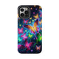 Neon Butterflies In Flight. NEON Butterflies Tough Phone Case