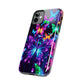 "Vibrance in Flight" NEON Butterflies Tough Phone Case