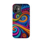 Neon Infinity Illusionz. Trippy Infinity Patterns Tough Phone Case