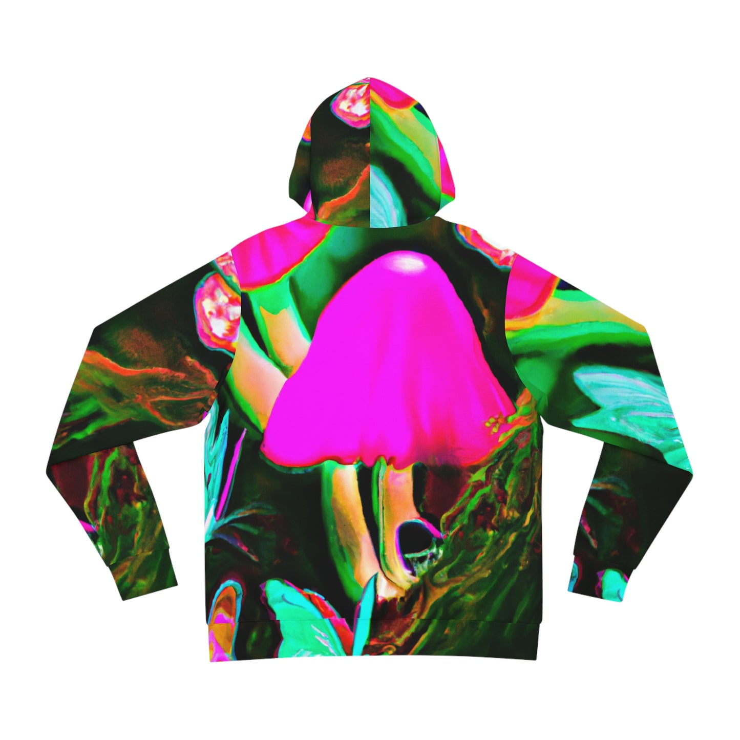 "Vivid Trance" - Butterflies & Mushrooms AOP Hoodie